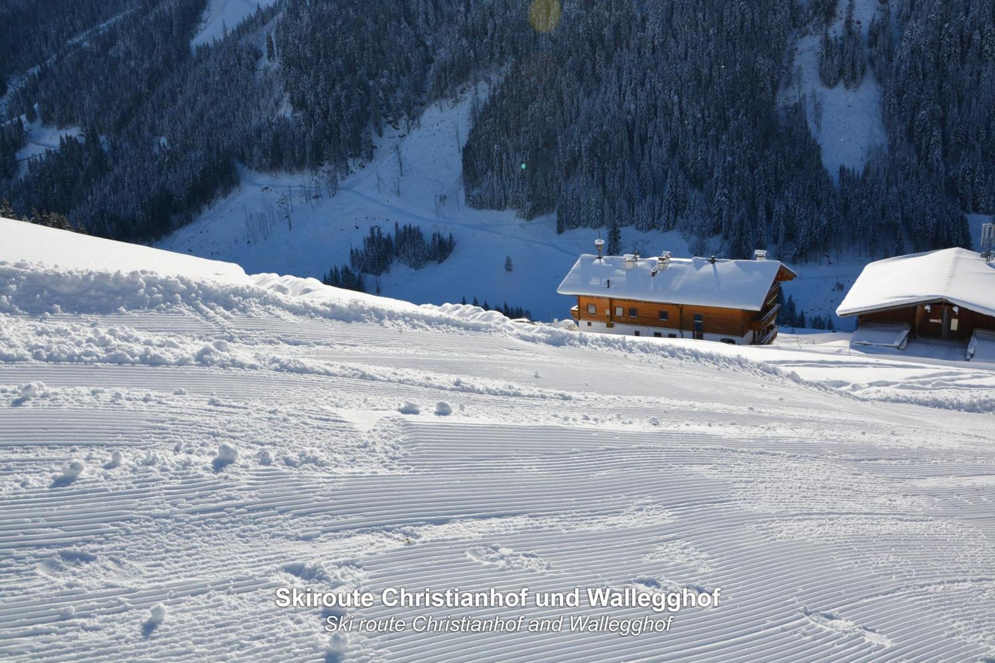 Ski In-Ski Out - Gaestehaeuser Saalbach-Hinterglemm - Wallegghof Christianhof Eksteriør bilde