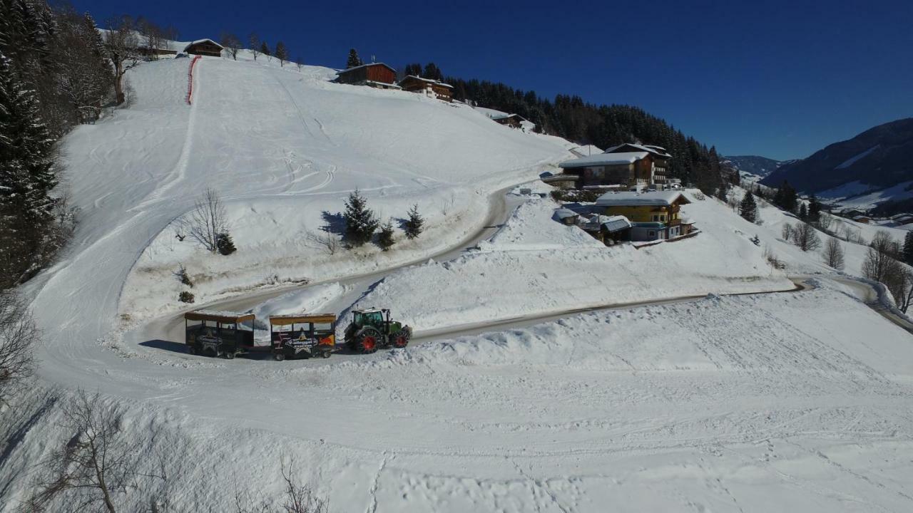 Ski In-Ski Out - Gaestehaeuser Saalbach-Hinterglemm - Wallegghof Christianhof Eksteriør bilde